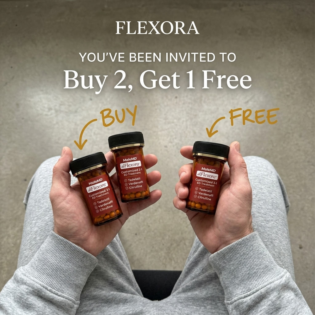 Wellness Britain Facebook ad: Flexora restock, up to 80% off