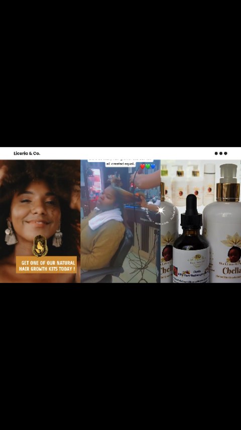 RoyalLuxs Facebook ad: Try our hydrating hair oil.