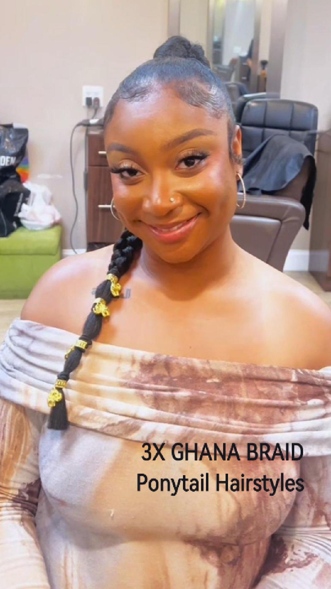 Bijoux Hair Facebook ad: 4X More Hair. Zero Tangles, Bold neons, ombre & more