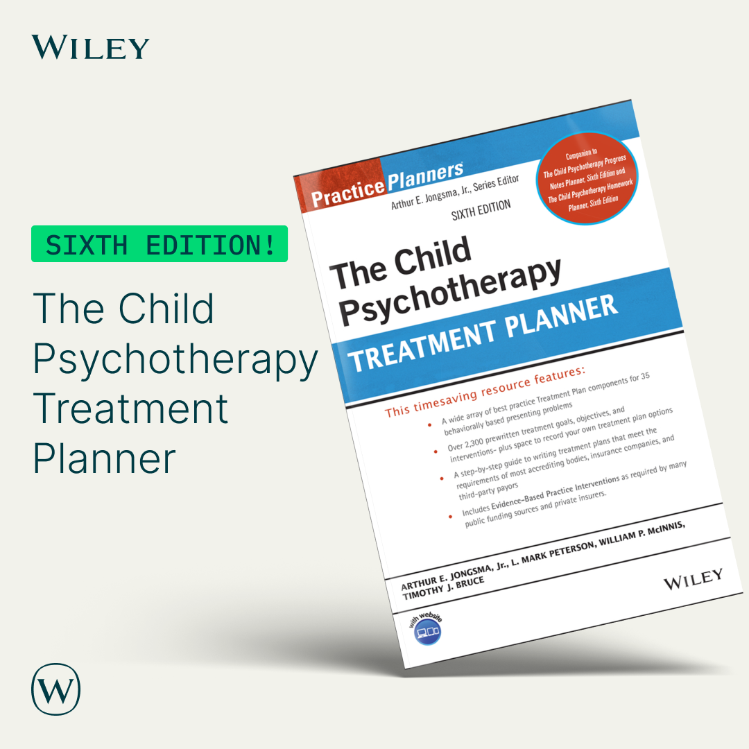 Wiley Facebook ad: Clear, effective, and compliant child therapy plans in one…