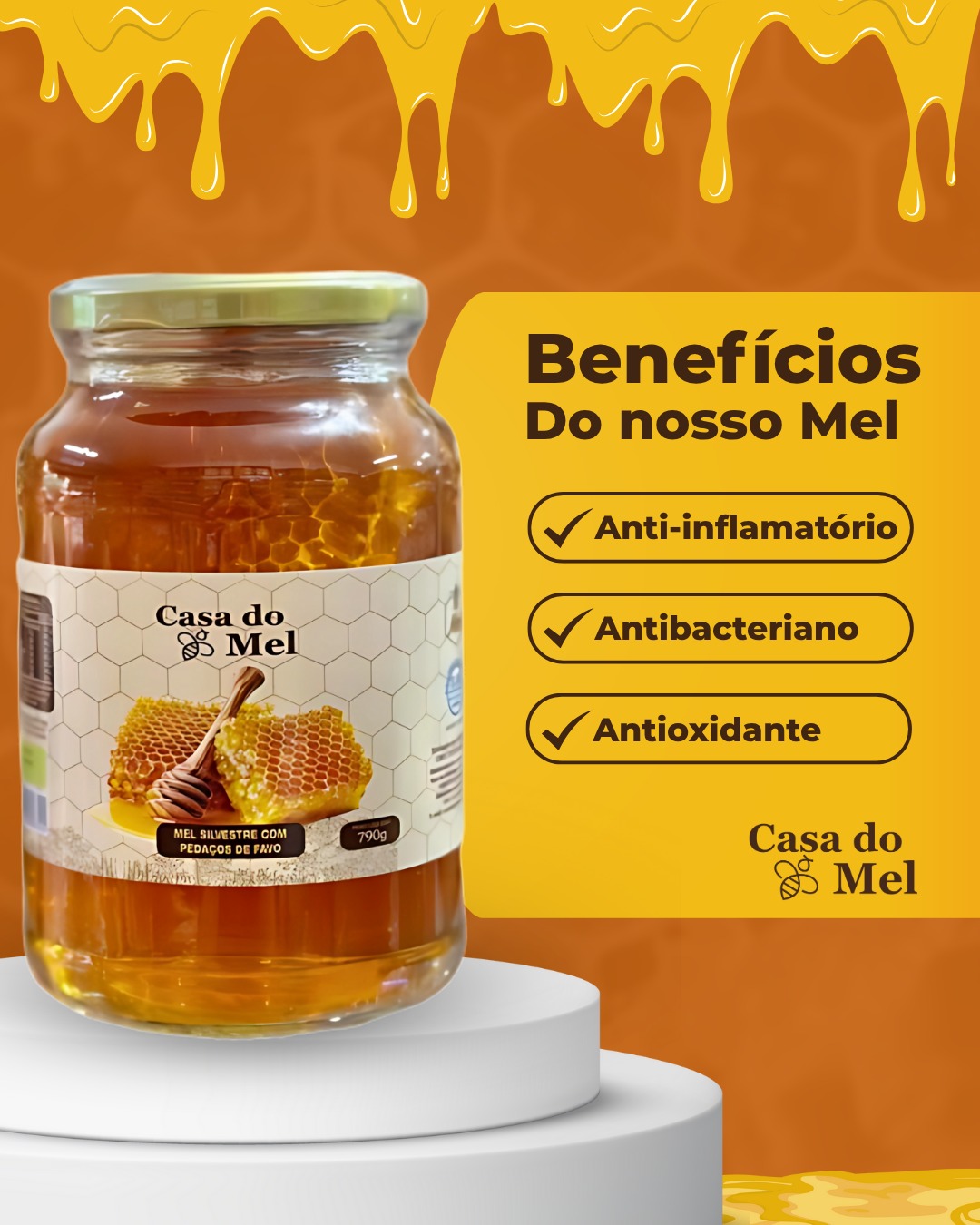 Casa do Mel Brás - Oficial. Facebook ad: Mel Casa do Mel: A energia da natureza…