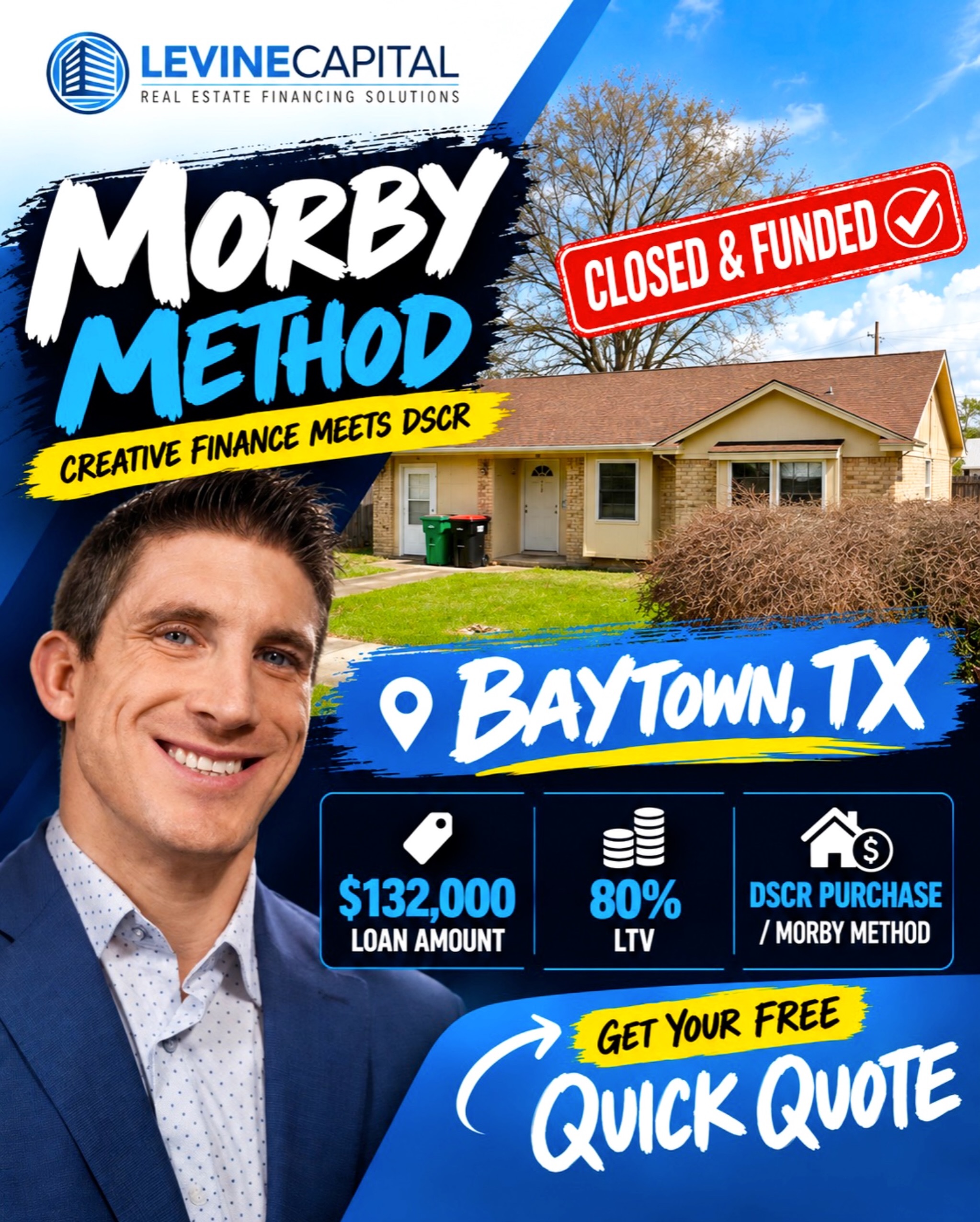 Levine Capital Facebook ad: Quick Quote for Real Estate Loans | Levine Capital