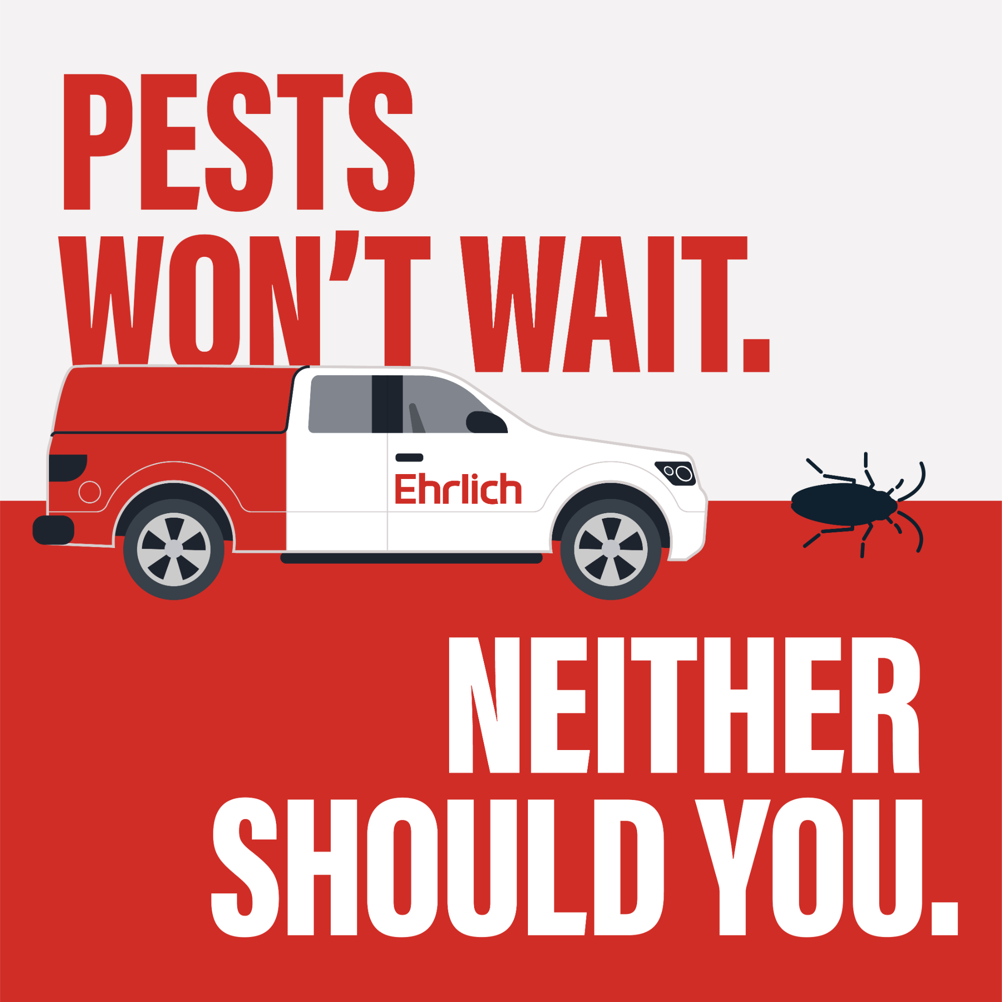 Ehrlich Pest Control Facebook ad from Jun 26, 2026