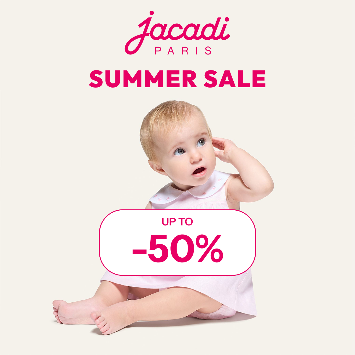 Jacadi Ireland Facebook ad from Jun 21, 2026