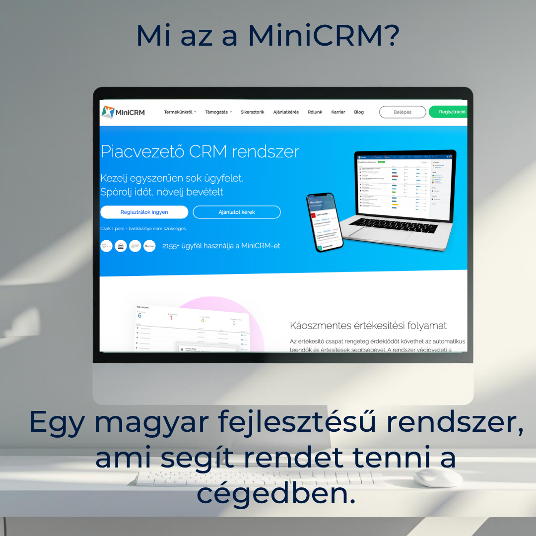 MiniCRM - kezedben az értékesítés Facebook ad