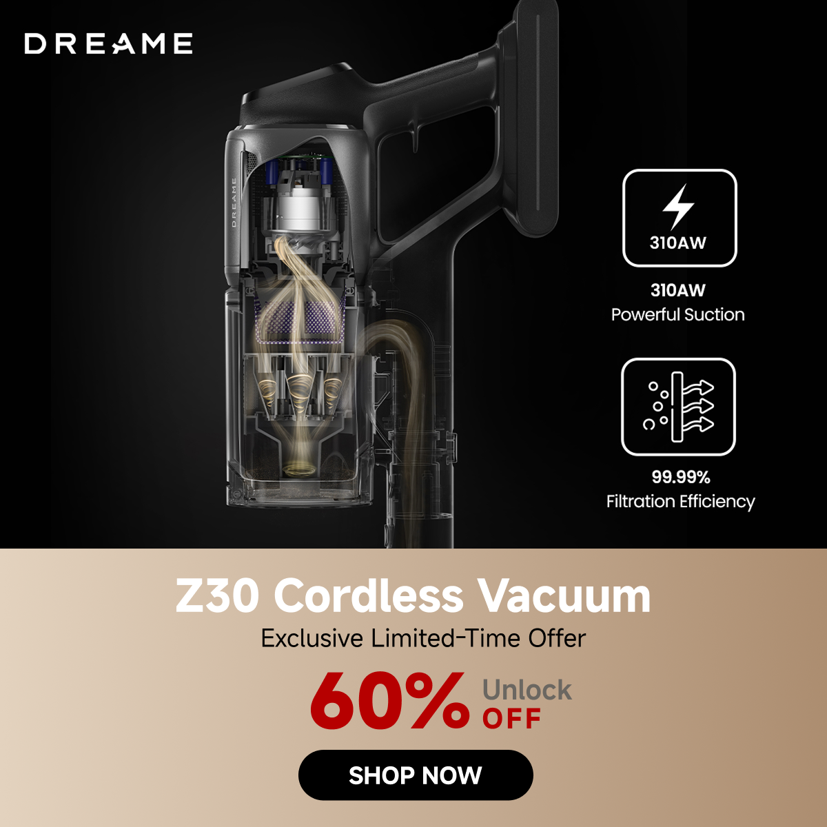 Dreame.us Facebook ad