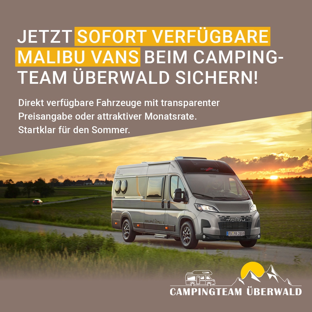 Campingteam Ueberwald Facebook ad: Malibu - Campervans entdecken