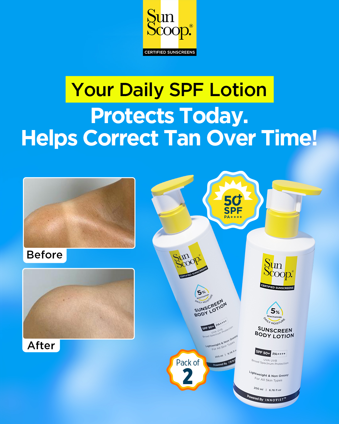 Sunscoop SPF Facebook ad