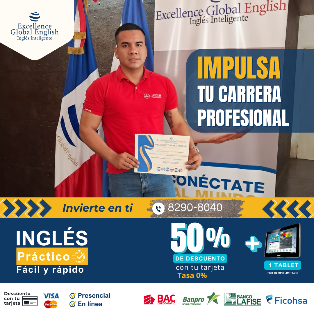 Excellence Global English Nicaragua Facebook ad: Quiero PROMO