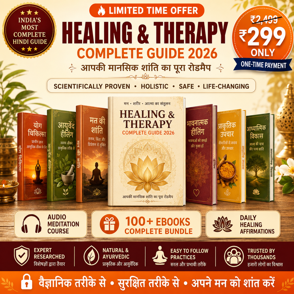 Healing Minds Academy India LTD Facebook ad: Limited Time Offer, अभी Download करें