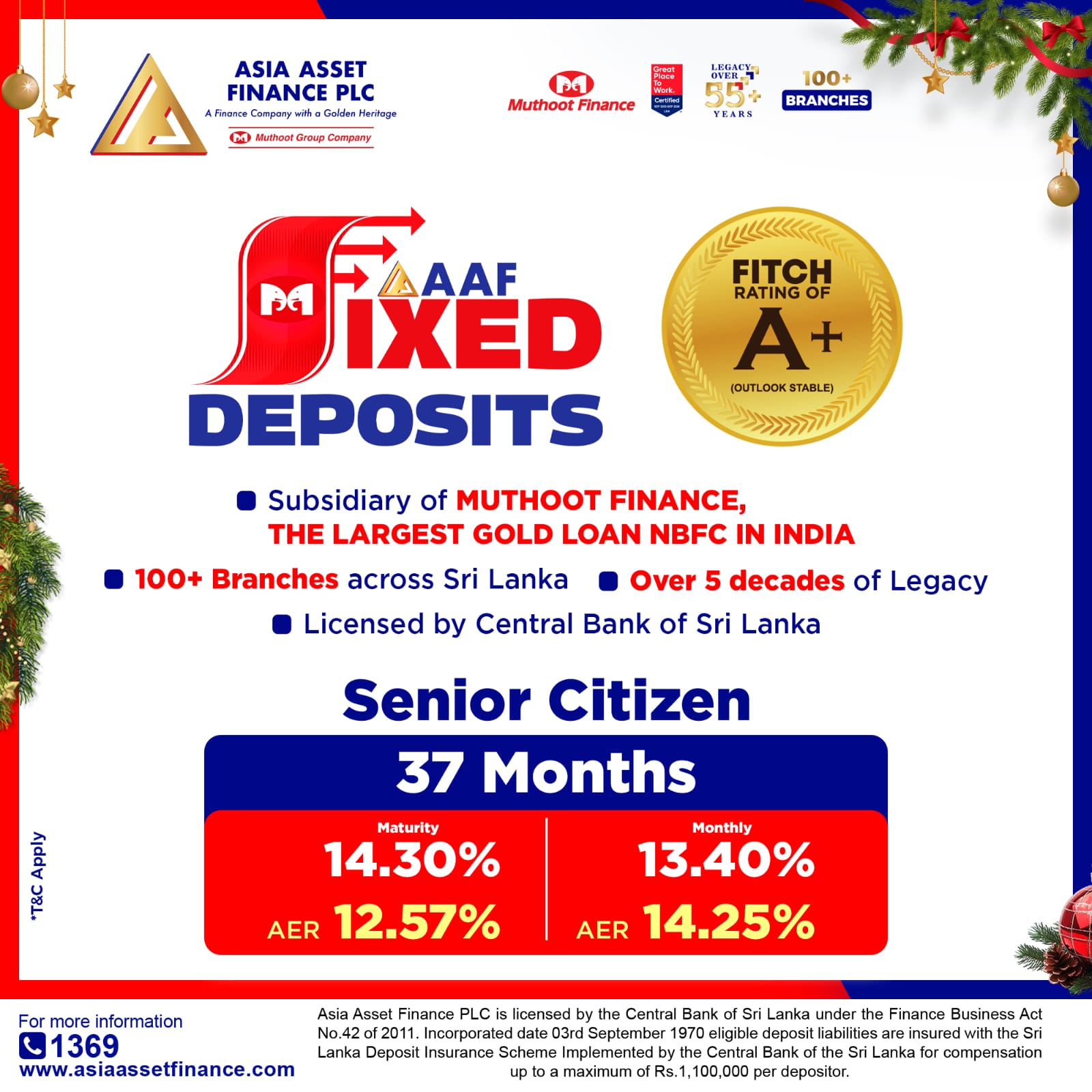 Asia Asset Finance PLC Facebook ad