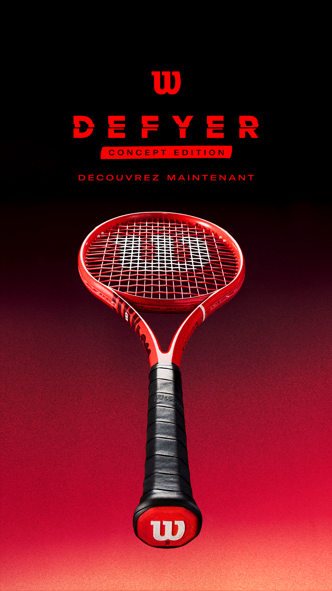 Decathlon - tennis Facebook ad: Nouveauté: Wilson Defyer chez Decathlon!