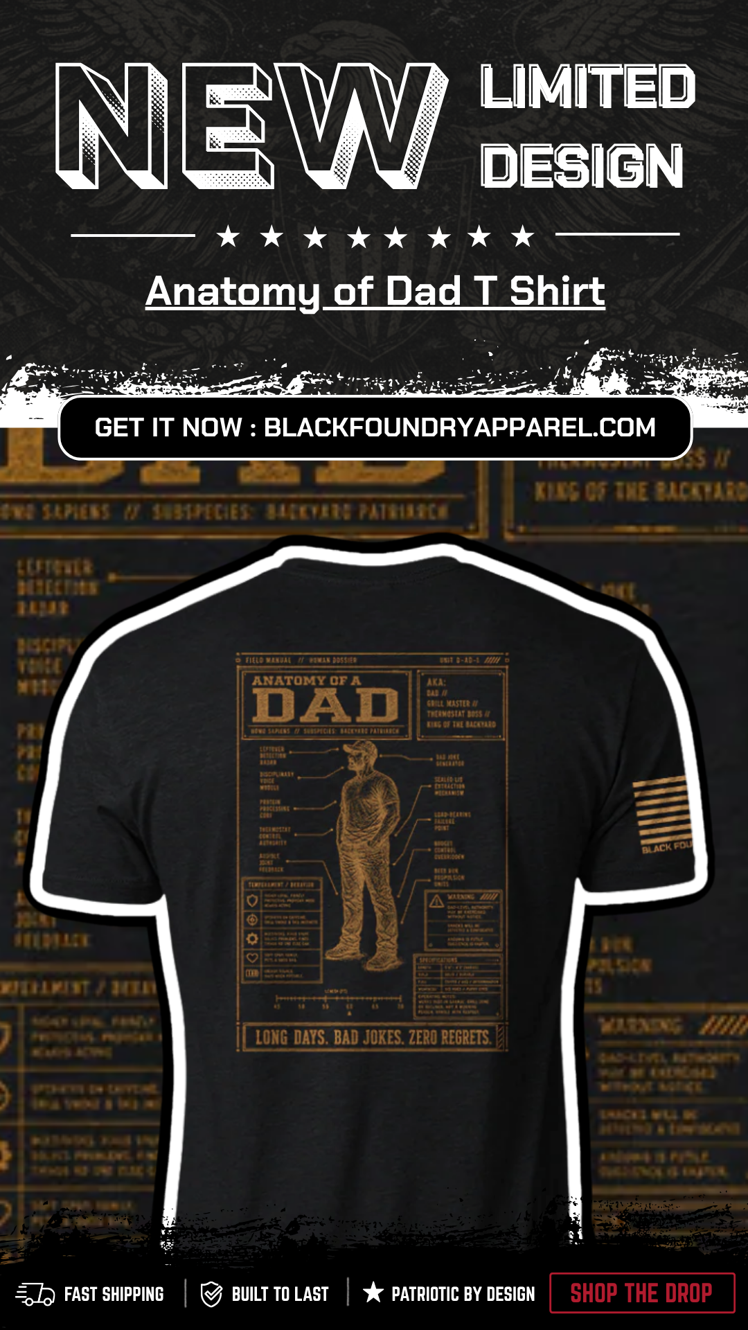 Black Foundry Apparel Co Facebook ad from Jun 18, 2026