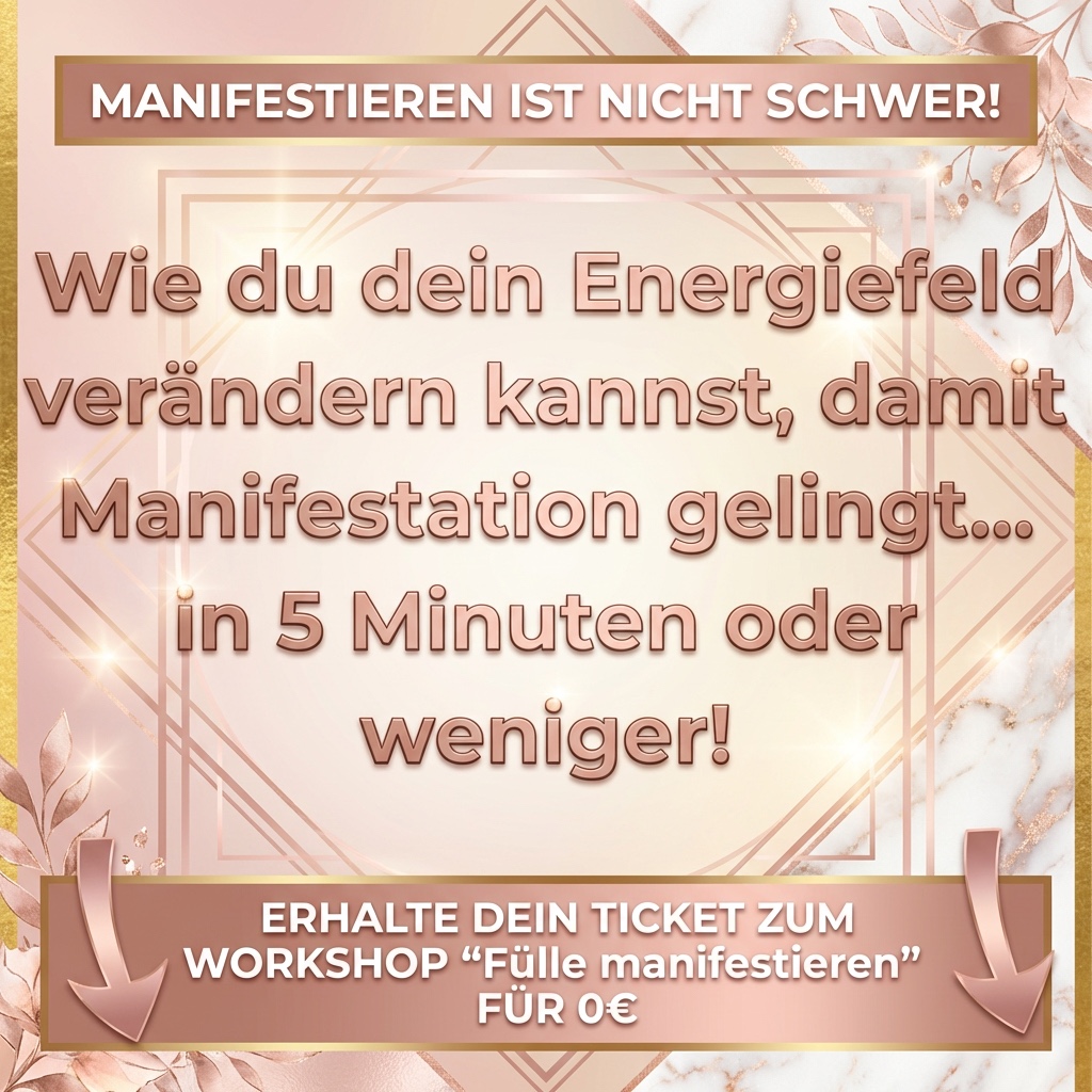New Energy Queen Facebook ad: Hier gratis für Fülle manifestieren anmelden