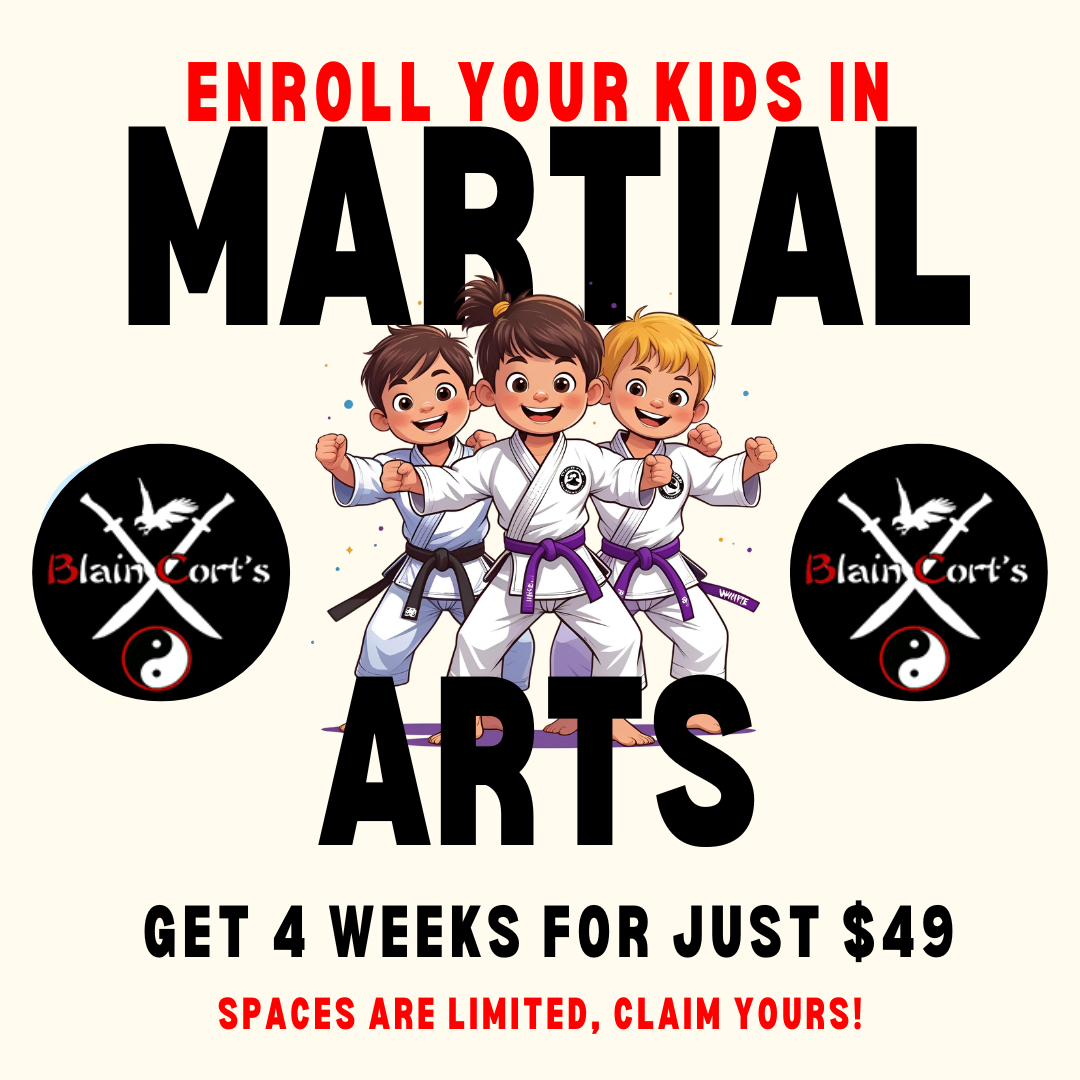 Blain Cort's Total Self Defense Facebook ad: Martial Arts Special- ππ§π₯π² $ππ!