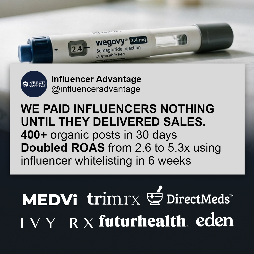 Influencer Advantage Facebook ad