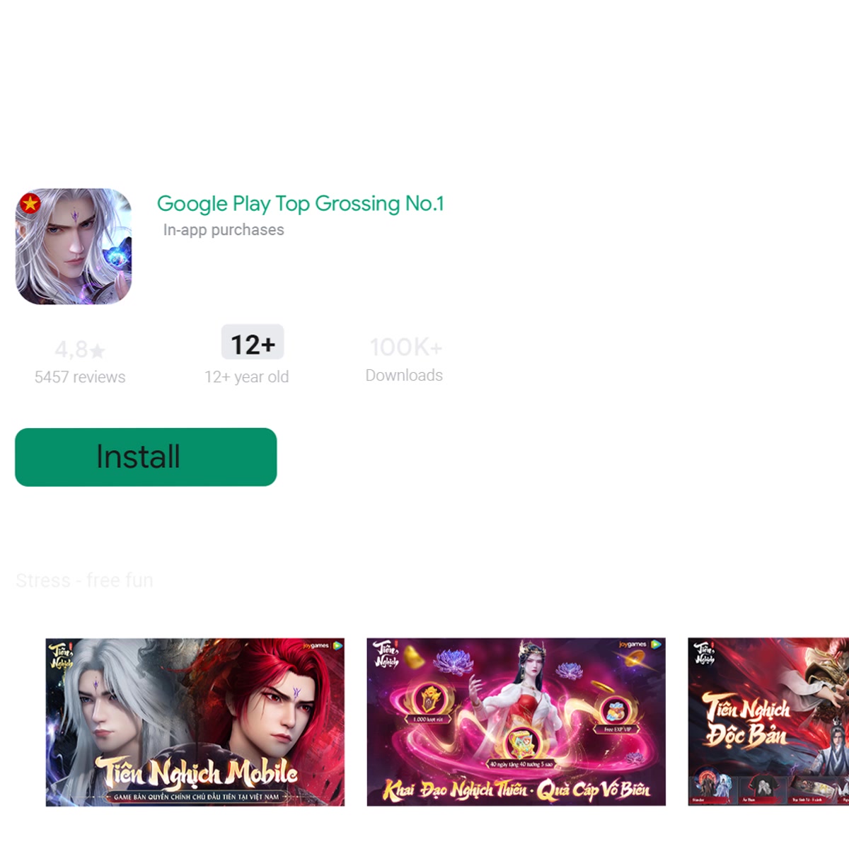 Tiên Nghịch Mobile - JoyGames Facebook ad: Free 40 Tu Sĩ Bậc Thần