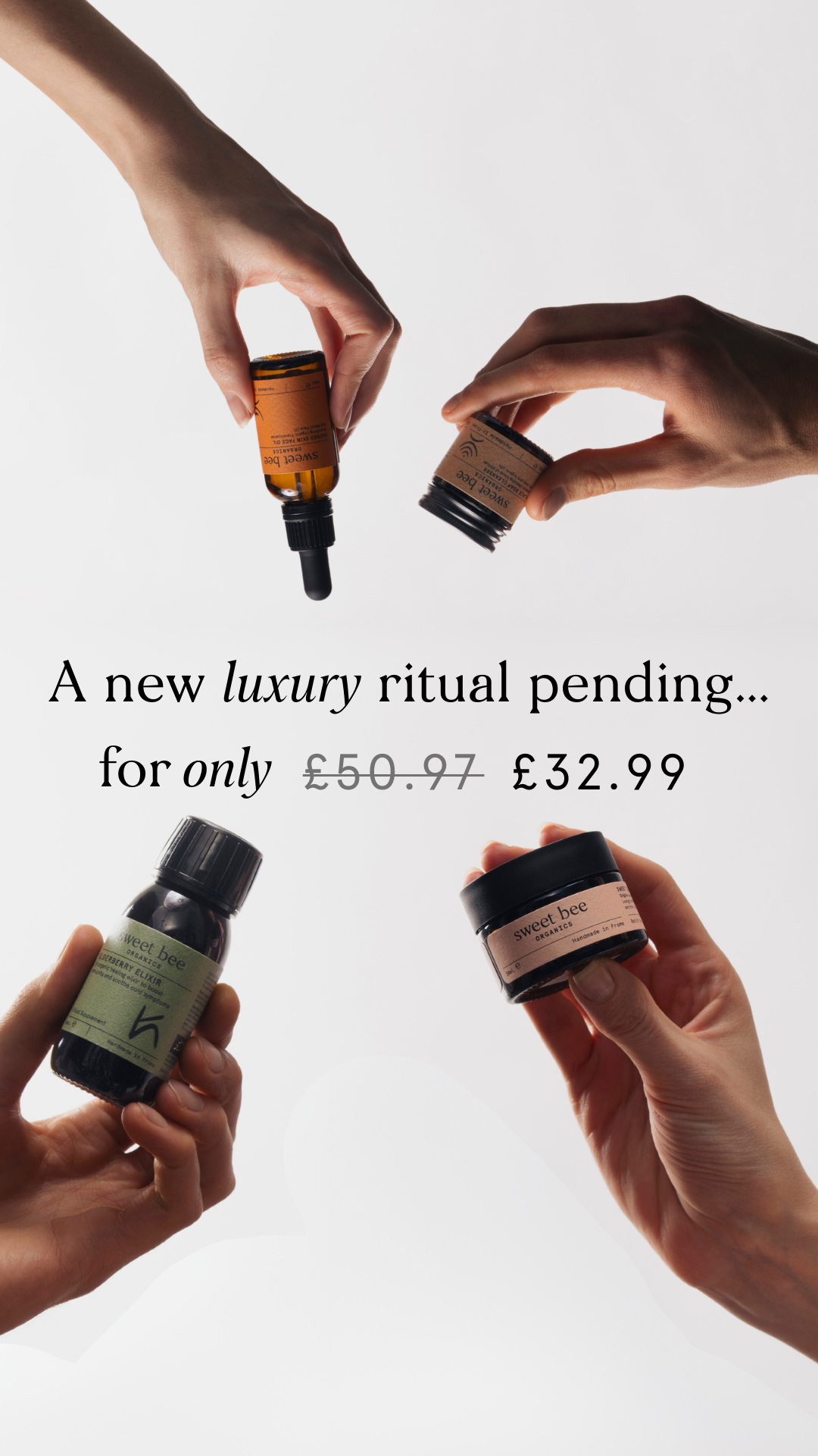 Sweet Bee Organics Facebook ad