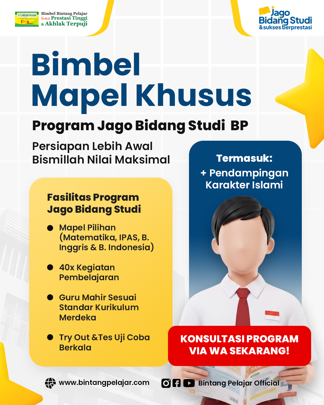Bimbel BP Facebook ad: Bukan Cuma Nilai Naik