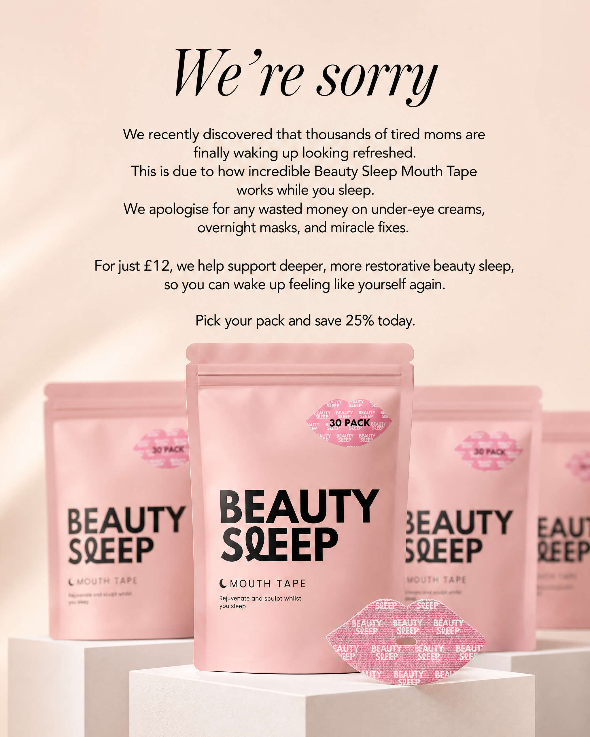 Beauty Sleep Facebook ad