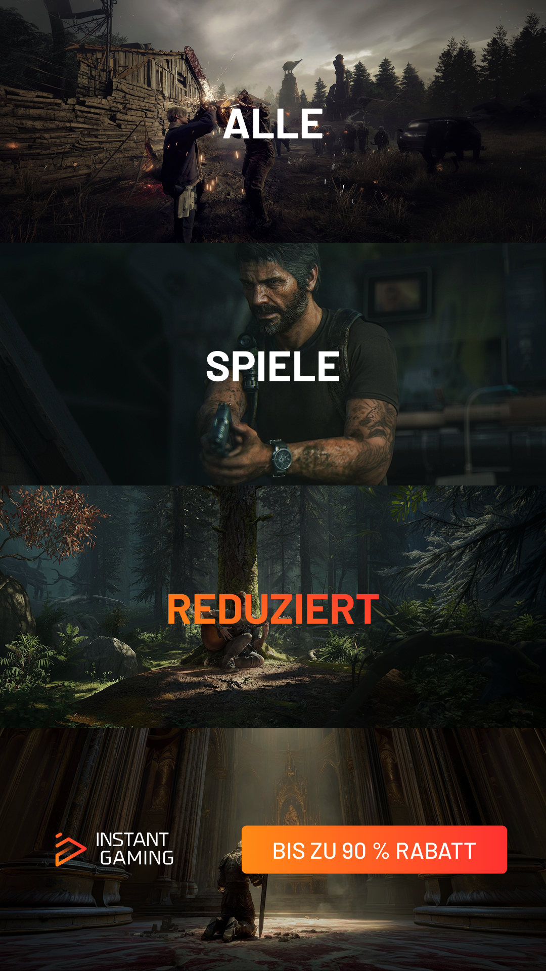 Instant Gaming Facebook ad