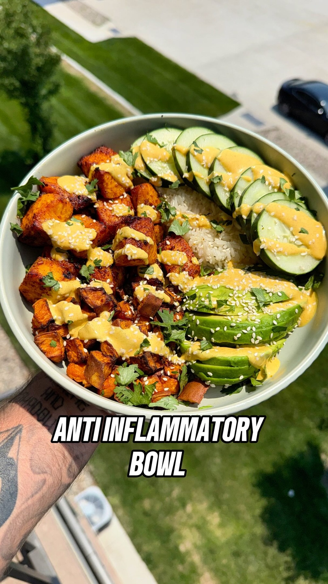 Nourish Facebook ad: Ultimate Anti-Inflammatory Salmon Bowl inspired by my…