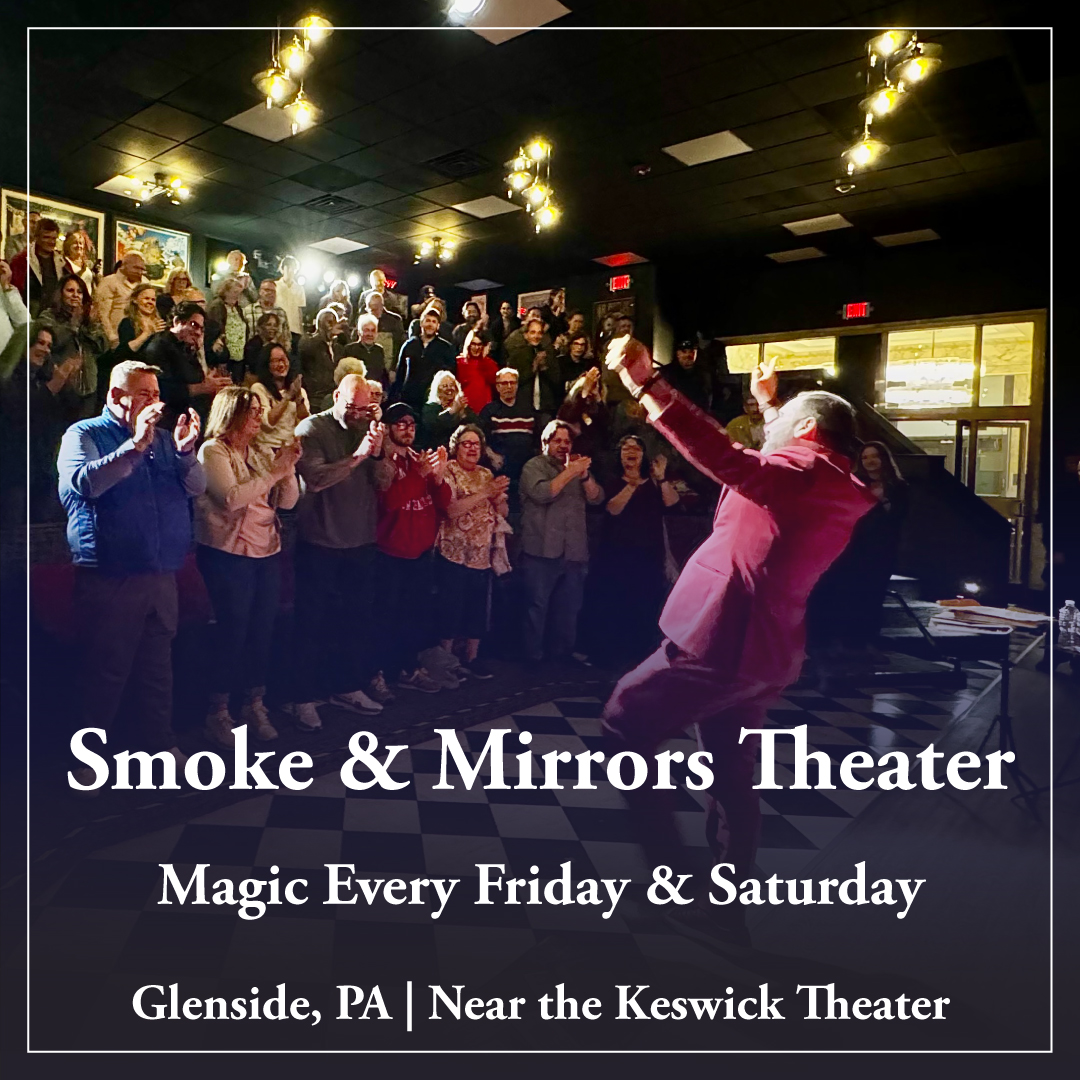 Smoke & Mirrors Theater Facebook ad from Jan 26, 2026
