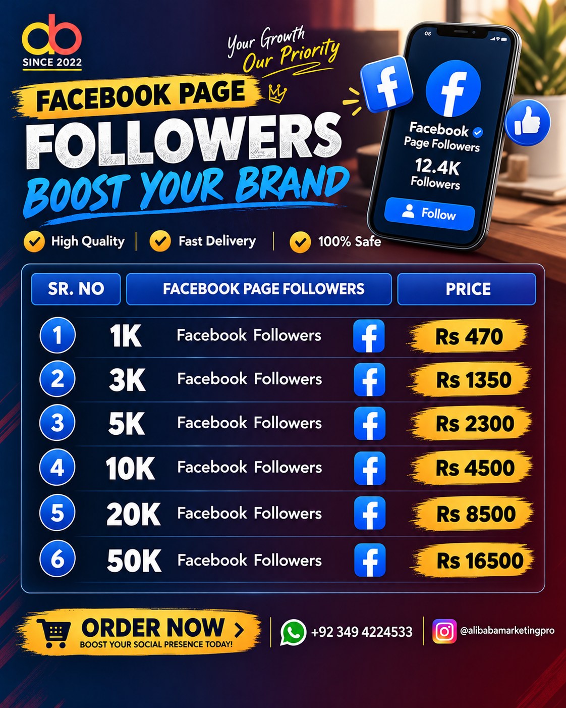 Ali Baba Marketing Pro Facebook ad: ๐๐ก๐๐ญ โ https://wa.me/+923494224533