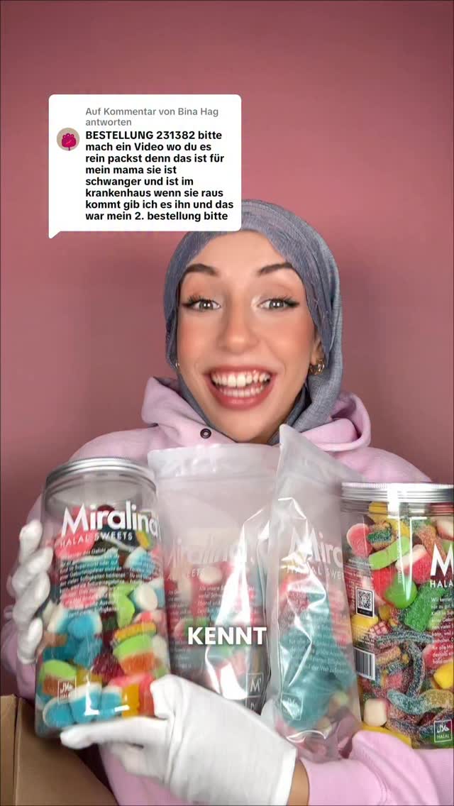 Miralina's Halal Sweets Facebook ad: Ich hoffe deine Mama hat sich über unsere…