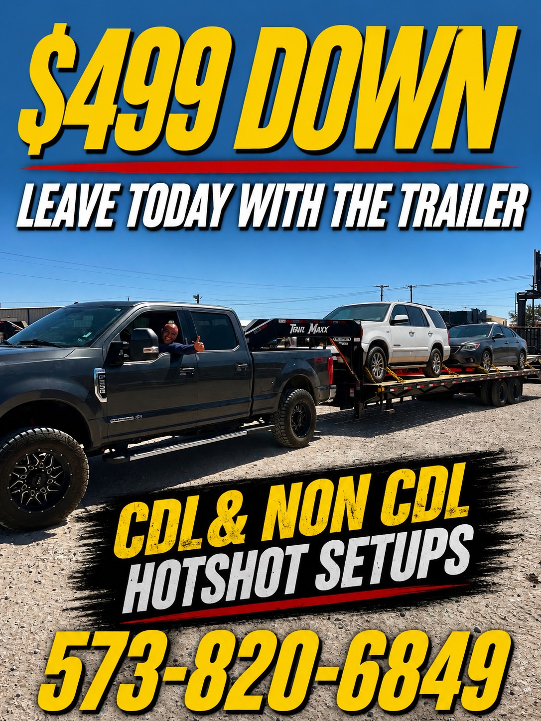 Reed Trailer Facebook ad: Rent-to-Own Trailers, NO Score Check!