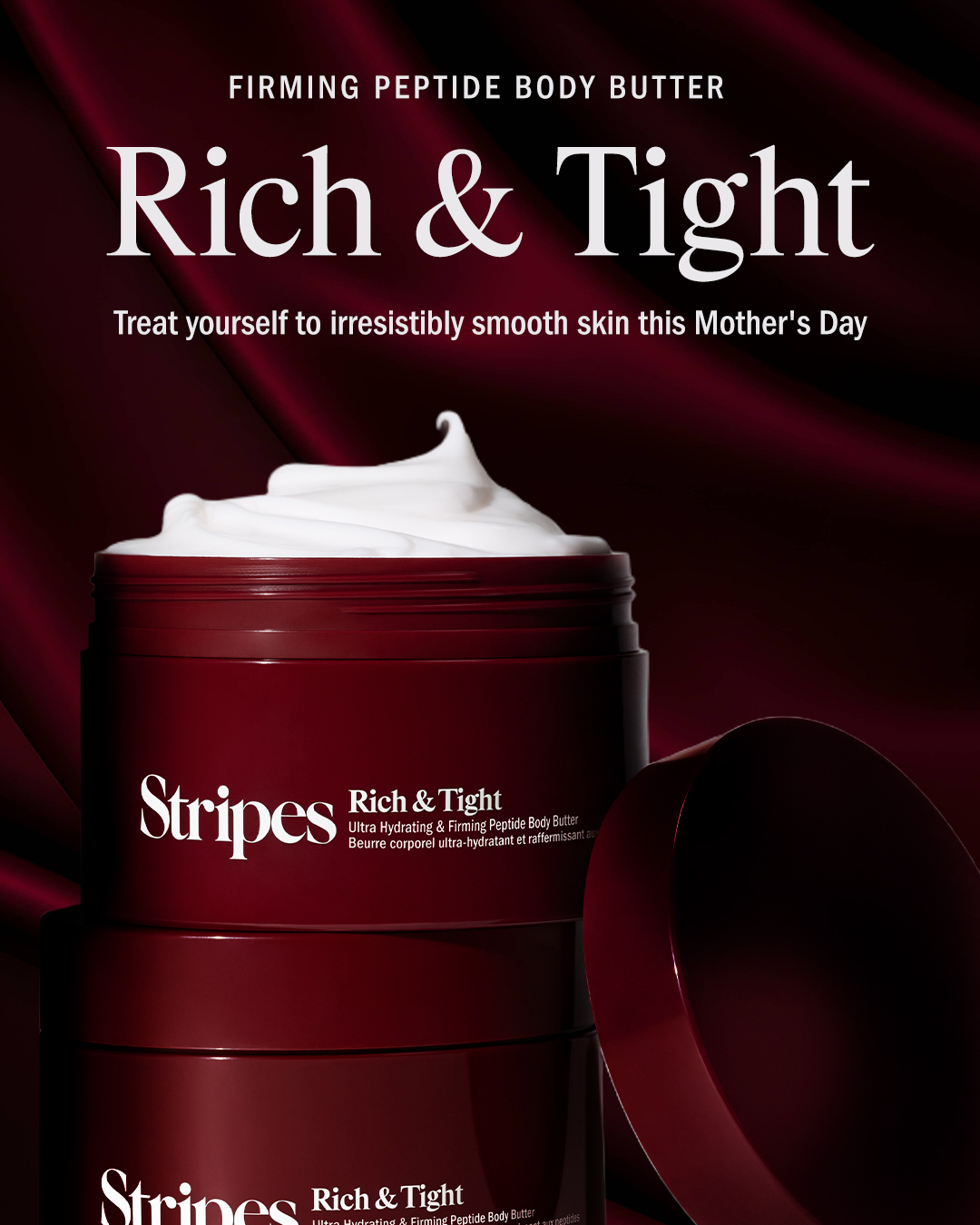Stripes Beauty Facebook ad