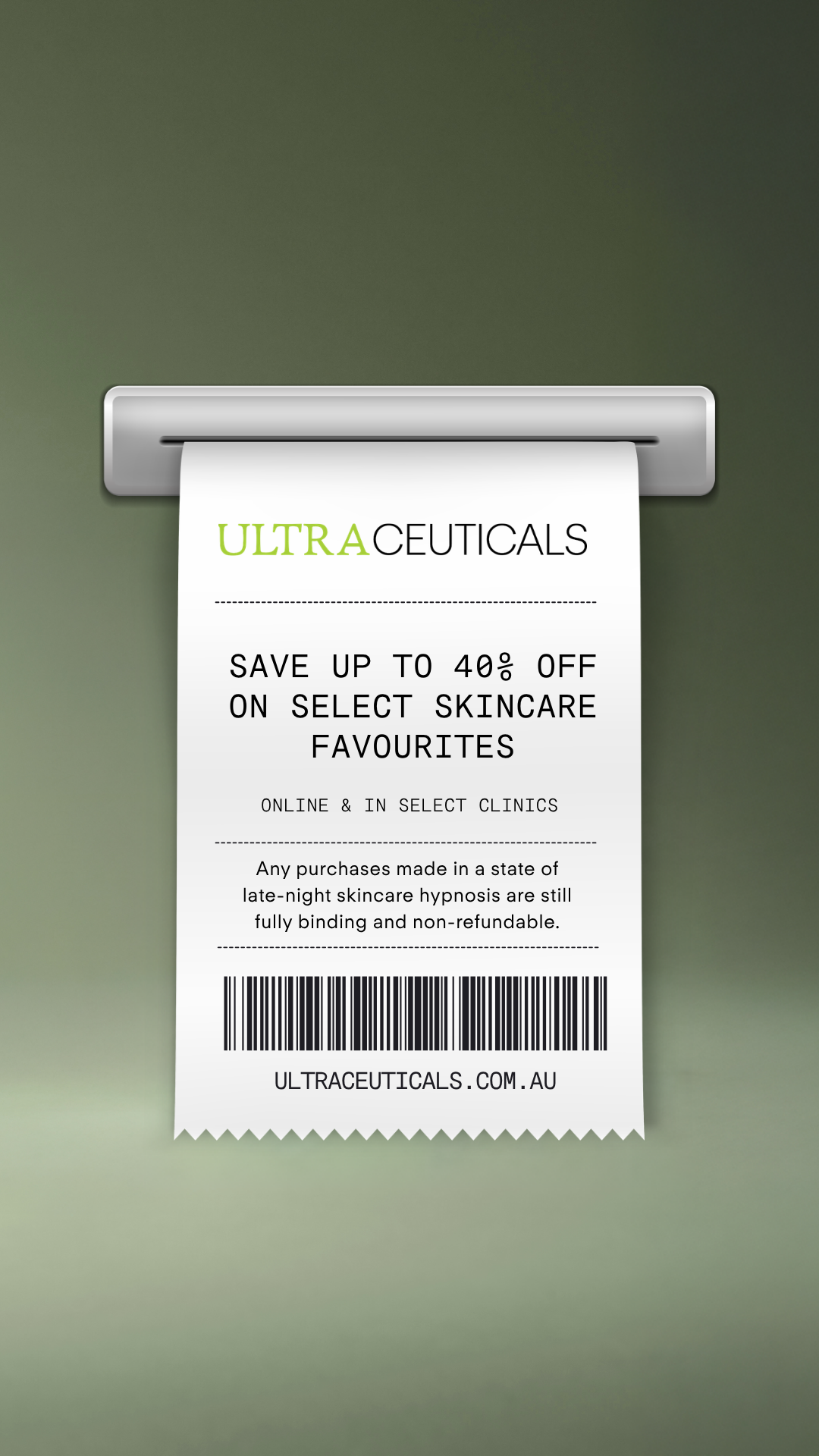 Ultraceuticals Facebook ad