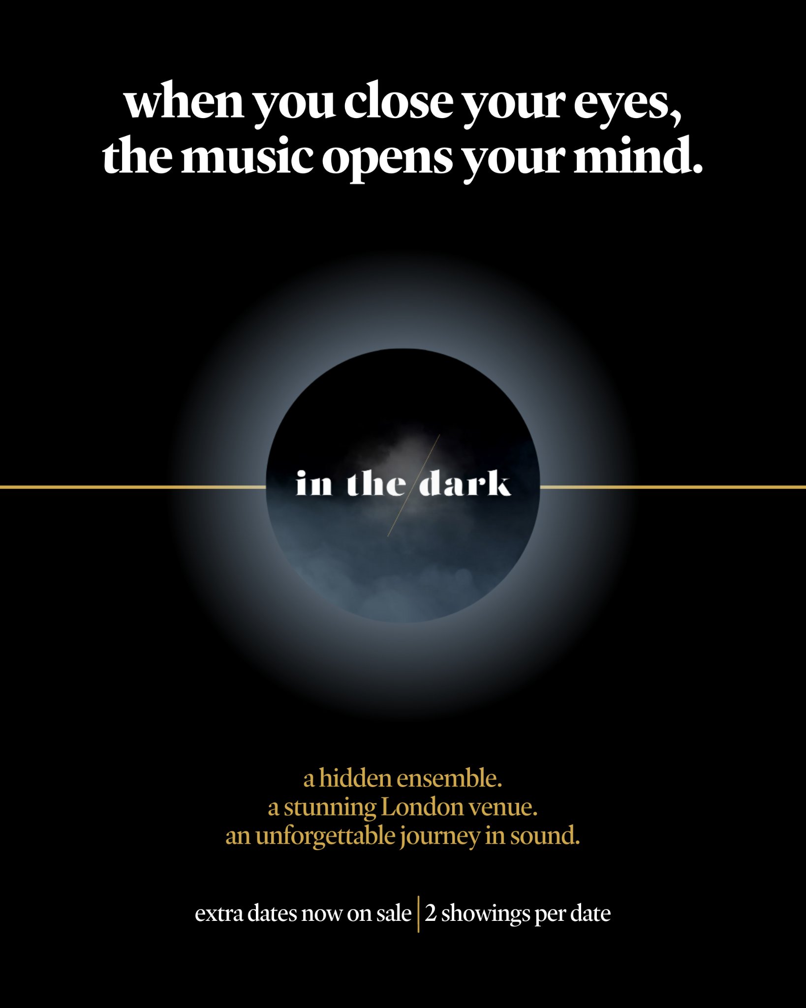 In the dark Facebook ad: The Ultimate Digital Detox