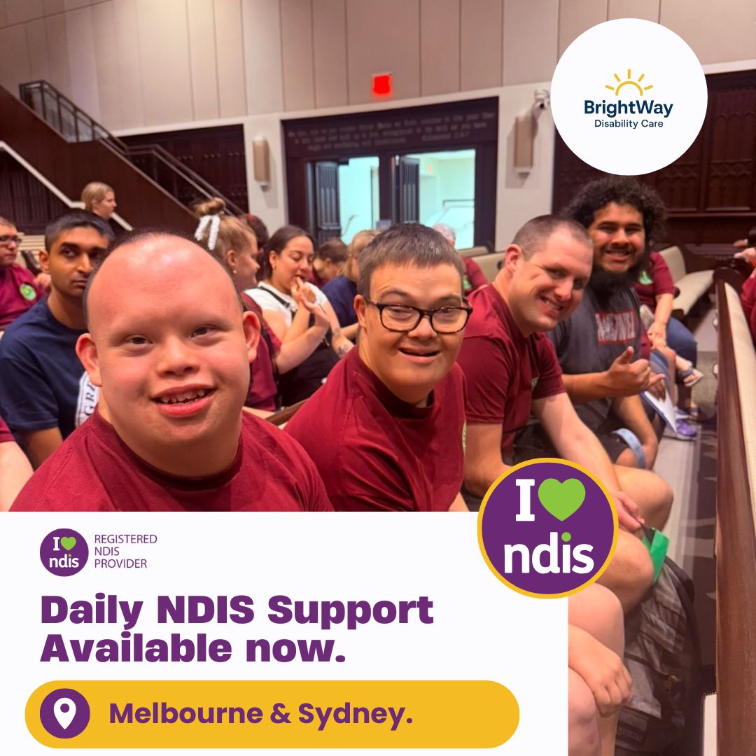 BrightWay Disability Care Facebook ad: Professional NDIS Daily Support