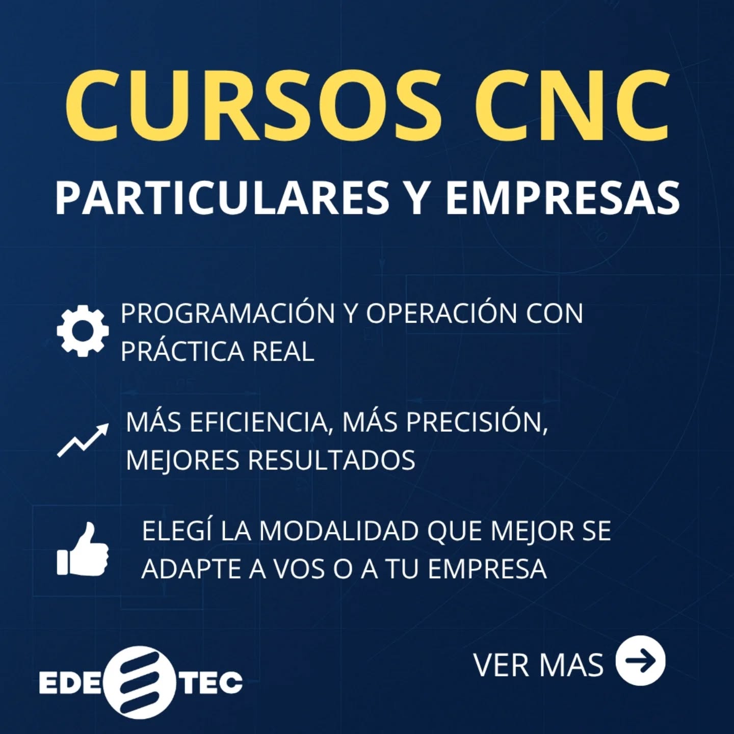 Edetec Facebook ad: Más de 20 años de experiencia en capacitación…