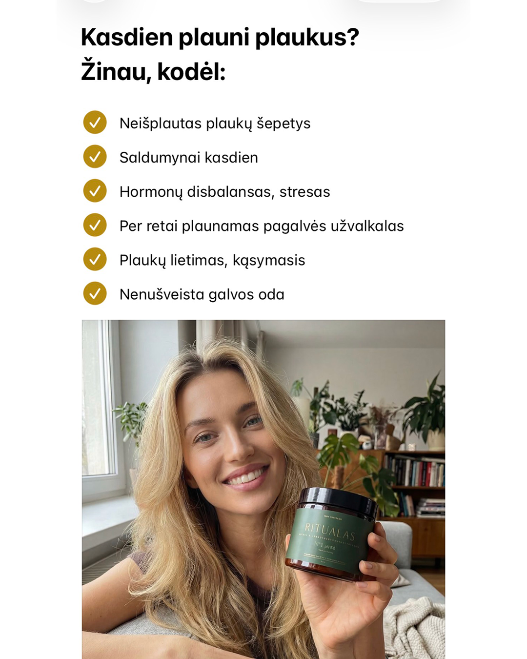 Tavo Šampūnas Facebook ad