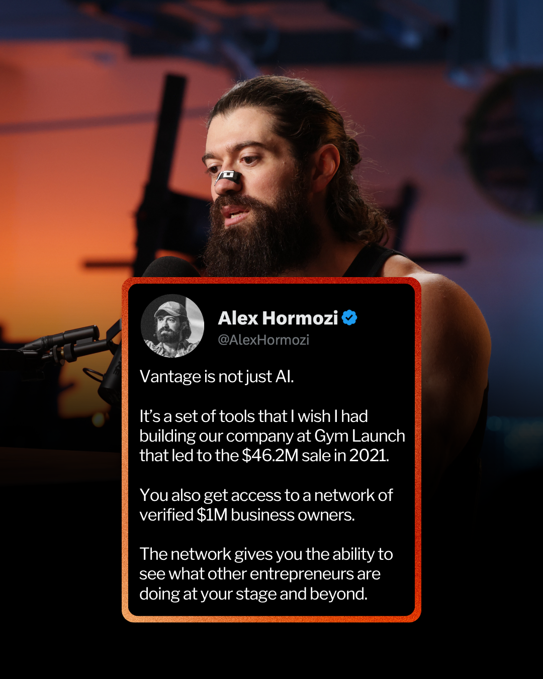 Alex Hormozi Facebook ad