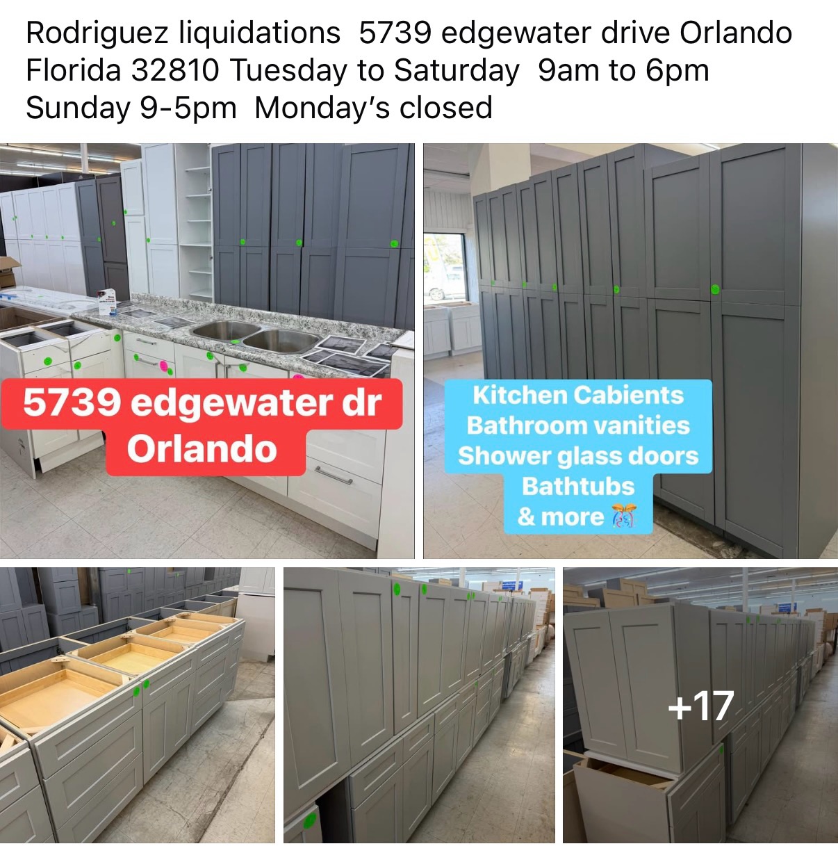 Rodriguez Liquidations Facebook ad