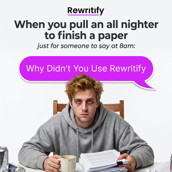 Rewritify Facebook ad
