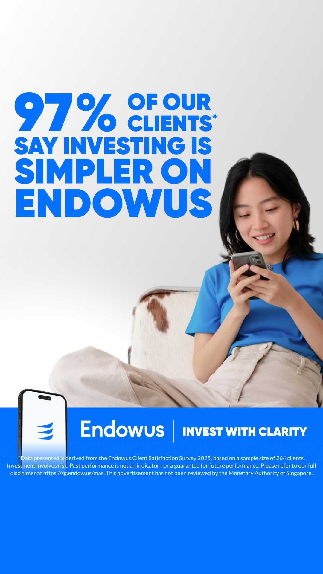 Endowus Facebook ad