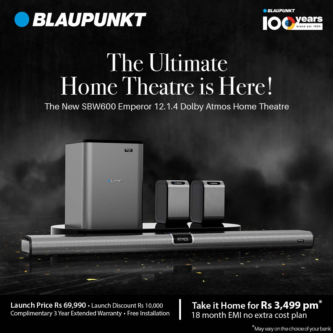 Blaupunkt Audio India Facebook ad: Get ready for India’s most powerful Home Theatre