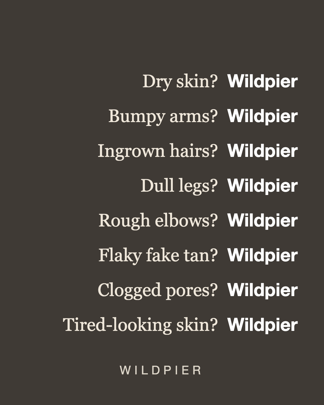Wildpier Beauty Facebook ad