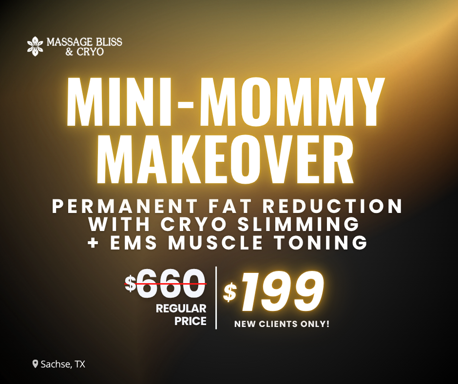 Massage Bliss & Cryo Facebook ad from May 29, 2026