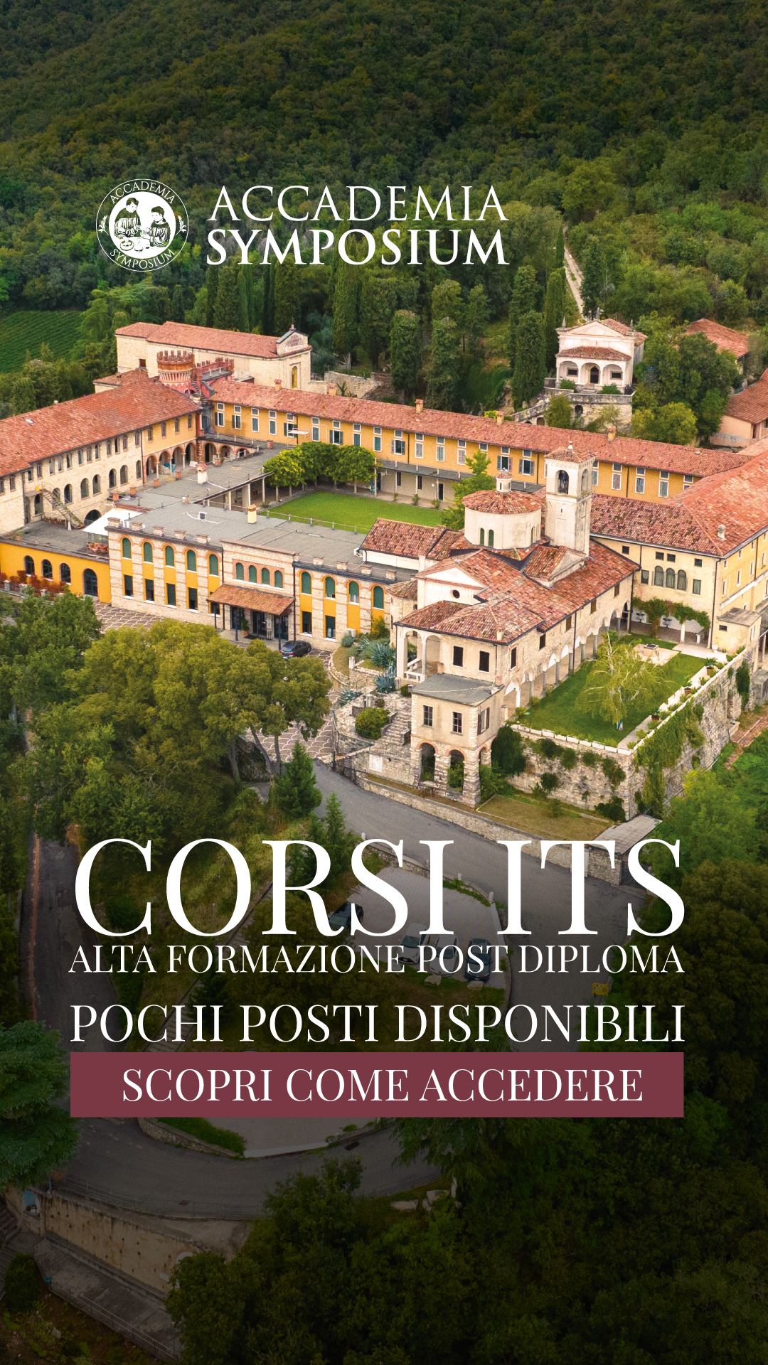 ITS Accademia Symposium Facebook ad from Apr 24, 2026