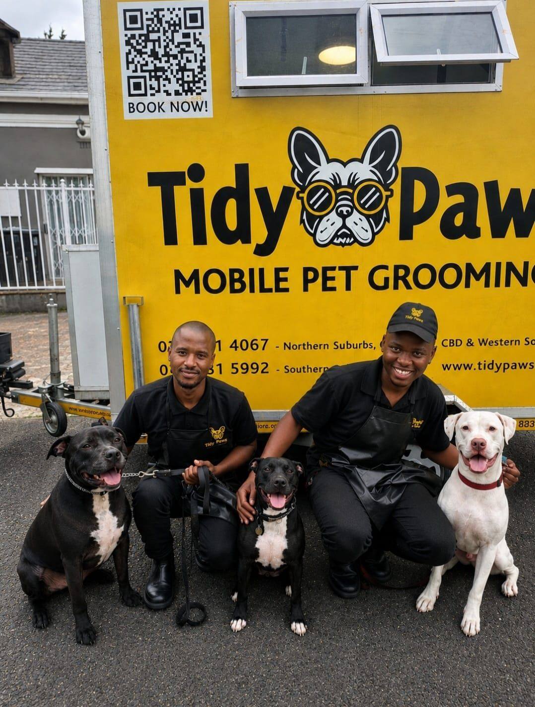 Tidy Paws Facebook ad: Book your spot today!