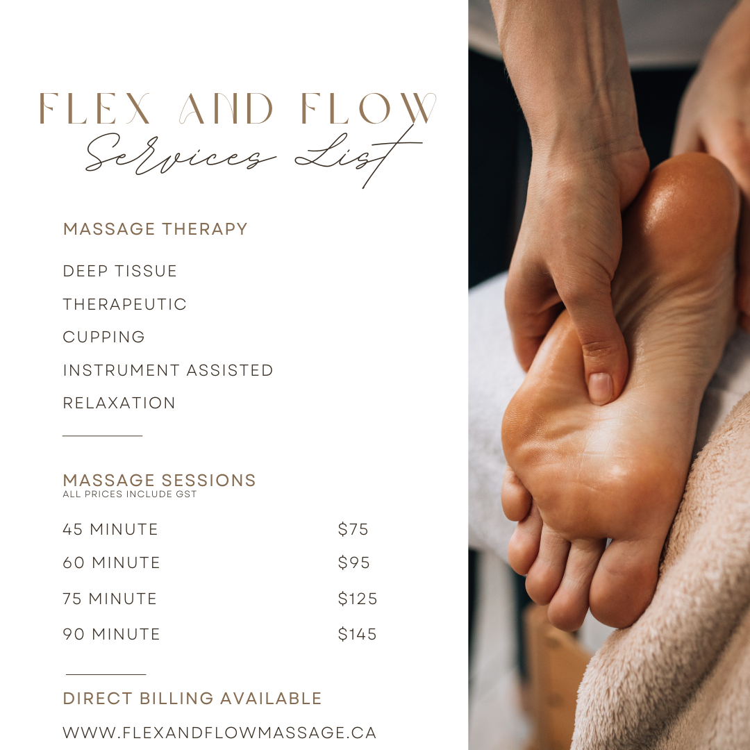 Flex and Flow Massage Facebook ad: Break Free from Oil-Only Massages