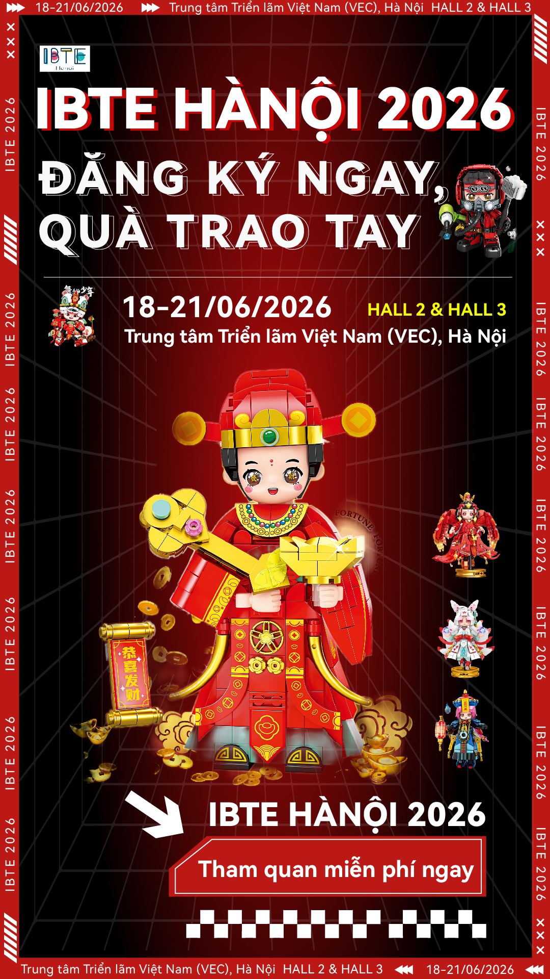 IBTE - Triển lãm Quốc tế Sản phẩm & Đồ chơi Trẻ em Việt Nam Facebook ad from May 12, 2026