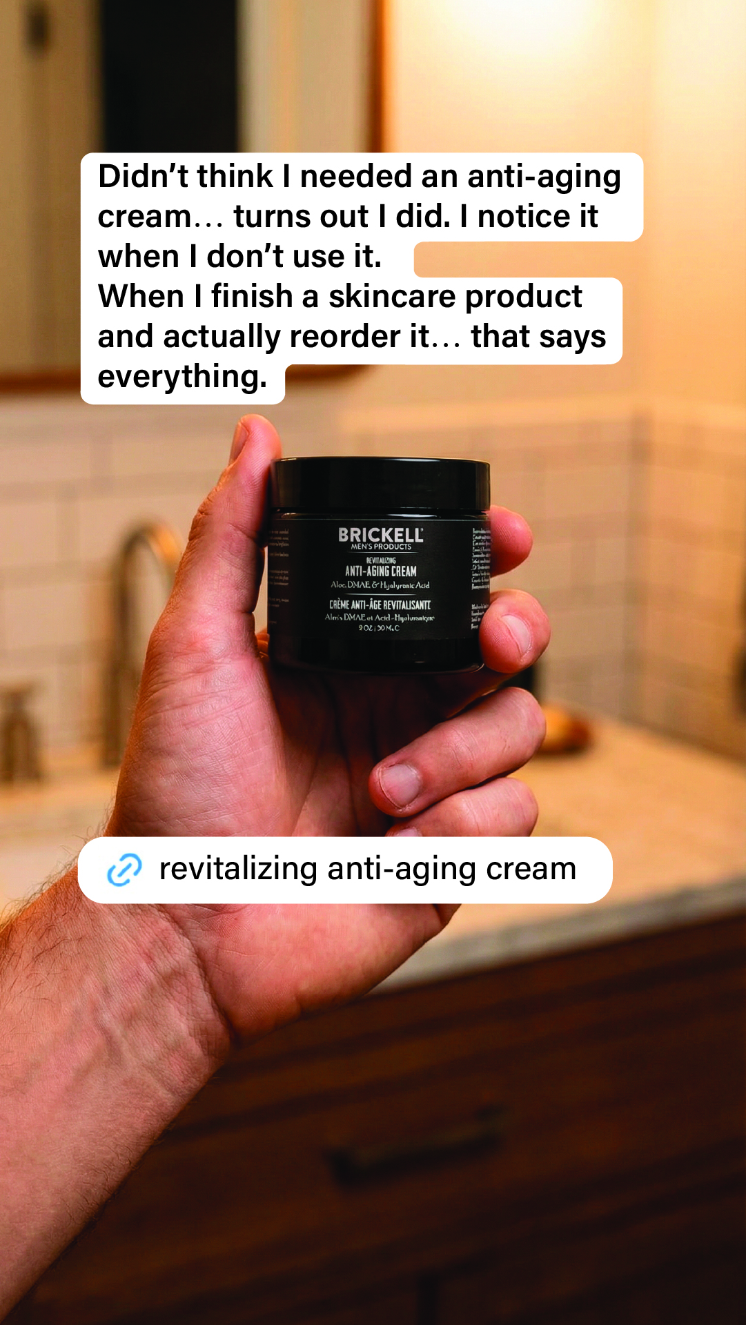 Brickell Men's Products Facebook ad
