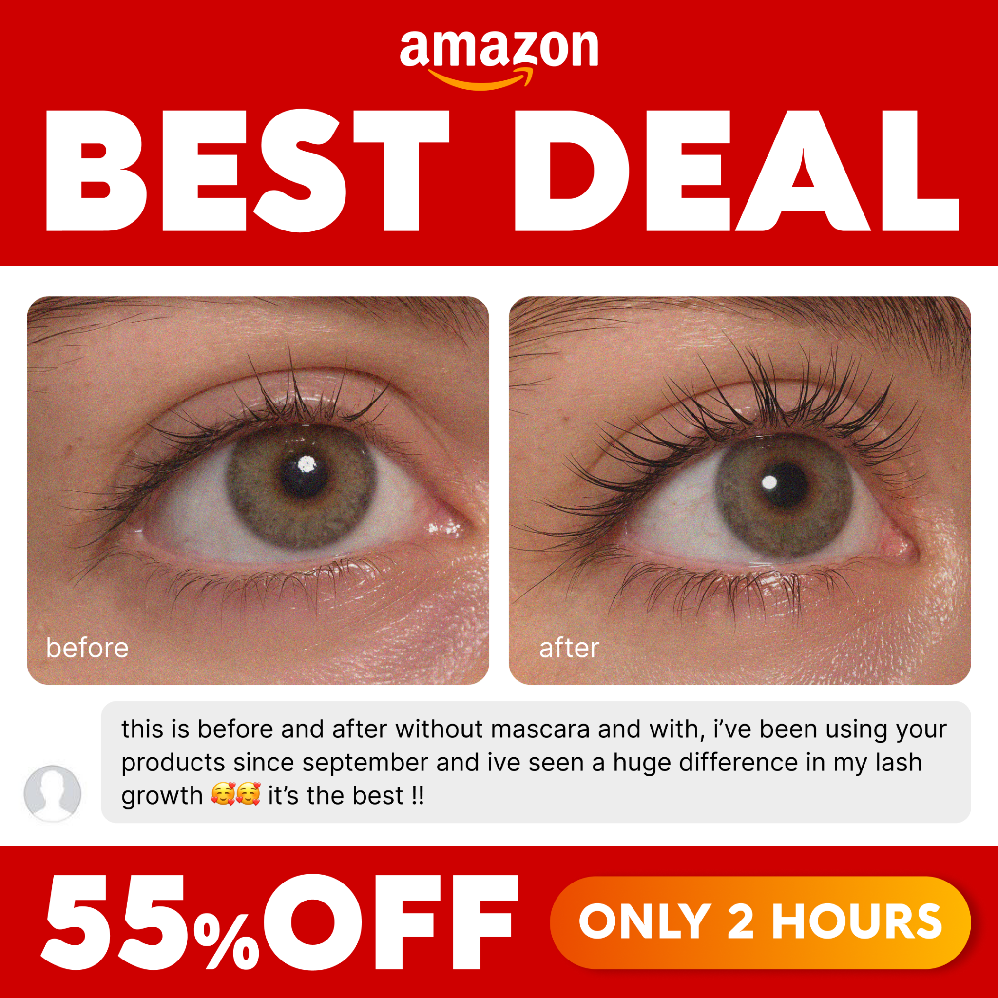 MAREE store Facebook ad: Hurry! The discount lasts only 2 hours