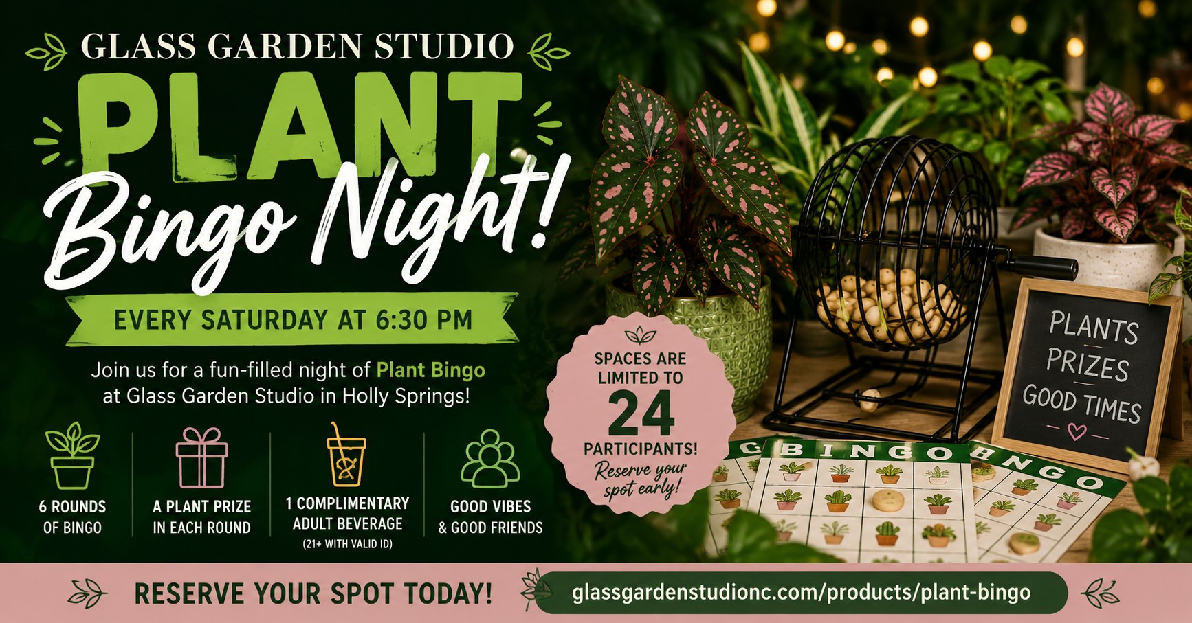 Glass Garden Studio Facebook ad